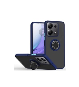 Note 13 Pro 5g Kılıf Montreal Yüzüklü Kapak - Lacivert