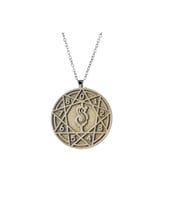 Metal Rock Grubu Slipknot Logo Kolye Alaşımlı Uzun Zincir Kolye (Gümüş)
