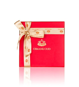 OsmanlıOud 4500 Love Box Özel Günler İçin Kare Hediyelik Kutu (Kırmızı)