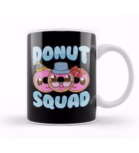 Cute & Funny Donut Squad Donut Lover Kupa Bardak Porselen