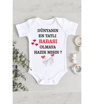 Baba Oluyorsun Müjde Bebek Zıbın Body