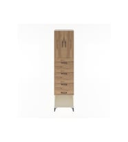 Hyperion Dolap 2 Raflı 4 Çekmeceli 2 Kapaklı 60x44x243 Aytaşı-Çam