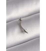 316L Çelik Gümüş Renk Çivi Model Piercing TJ-PR1364