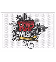 Gangsta Rap Music Müzik Puzzle 240 Parça Yapboz