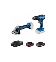 BOSCH PROFESSİONAL AKÜLÜ SET GWS 180-LI, GSB 185-LI, GBA 18V 2 AH, GBA 18V 4 AH, GAL 18V-40 (Mavi)