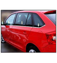 Skoda Rapid Spaceback Krom Cam Çıtası 8 prç. 2013 ve üzeri Paslanmaz Çelik