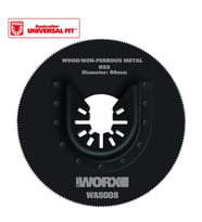 WORX WA5008 Çok Amaçlı Raspalama Makinası İçin 80mm 360° Metal, Ahşap, Fiberglas, PVC Universal Kesme Bıçağı