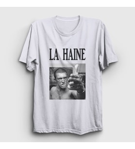 Presmono Unisex Beyaz Vinz Film La Haine T-Shirt 500183tt (Beyaz)