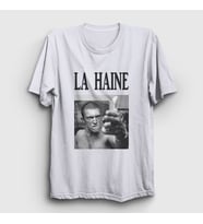 Presmono Unisex Beyaz Vinz Film La Haine T-Shirt 500183tt (Beyaz)