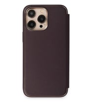 Durukar® iPhone 14 Pro Kılıf Dolpin Kapaklı - Derin Mor