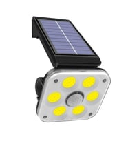 Ayt Powermaster LF-1750A 54 Cob Ledli 3 Modlu Sensörlü Solar Güneş Enerjili Duvar Lambası Bahçe Aydınlatma