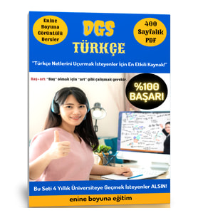 DGS Türkçe Hazırlık Kitabı (400 Sayfalık PDF + Görüntülü Dersler)