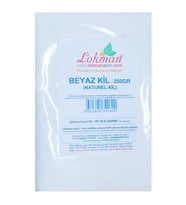 Doğal Beyaz Kil Yüz Maskesi Peeling Öğütülmüş Saf Beyaz Kil 250GR