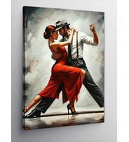 Kanvas Tablo Tango Dans Eden Çift