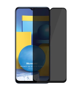 Microsonic Vivo Y51 Privacy 5D Gizlilik Filtreli Cam Ekran Koruyucu Siyah