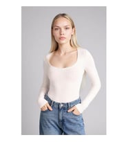 Defacto 26Y801001231 Kırık Beyaz Kadın T-Shirt G9722AX/WT32
