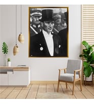 ÇERÇEVELİ ATATÜRK TABLO S475