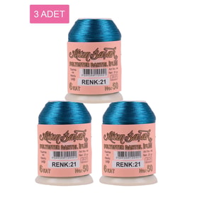 3 Adet Altınbaşak Oya ve Dantel İpi 20 gr - Royaleks - No: 021