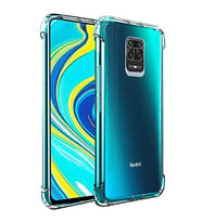 Coverzone Xiaomi Redmi Note 9S ile uyumlu K?l?f Z-Nitro Anti Shock Silikon Kapak Kamera Korumal? Anti?ok Airbag K�?e Korumal? Silikon ?effaf K?l?f