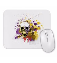 Caveira Aguarela Mouse Pad