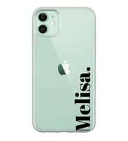 Melisa Tasarımlı Şeffaf Telefon Kılıfı (Tüm Modeller Mevcuttur)
