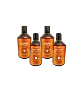 Dermatin Ginseng Shampoo - 4 Adet Saç Uzatan Saçı Güçlendiren ve Besleyen Ginsengli Şampuan500 ml