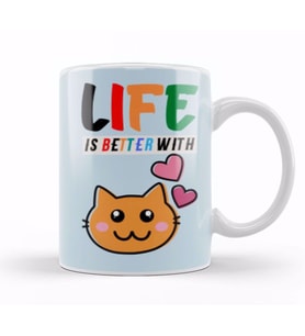 Cat Lover Gifts Funny Cat Lover Gifts For   Men Kids Kupa Bardak Porselen