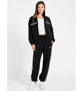 Guess Berthe Manşetli Jogger Kadın Siyah Eşofman Altı V6RB01KCAY2-JBLK