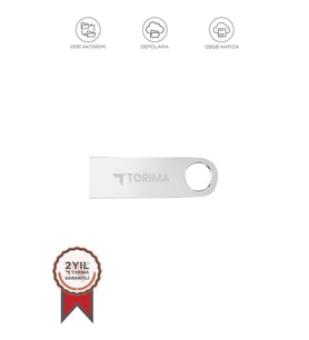 Torima 128GB Metal 100 mb/s 3.0 USB Flash Bellek