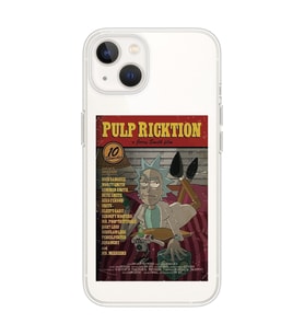 Iphone 14 Uyumlu Pulp Ricktion Tasarımlı Şeffaf Telefon Kılıfı