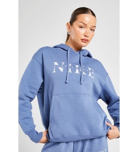 Nike Sportswear Phoenix LS Top Sweatshirt Blue Kadın Sweatshirt Mavi