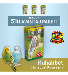 Muhabbet Muhabbet Kuşu Yemi - 3 Adet
