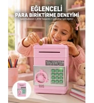 Elektronik Şifreli Otomatik Para Yutan Çocuk Kumbarası