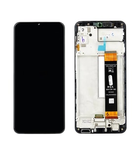 Samsung Galaxy M23 sm-M236 Çıtalı SRV Lcd Dokunmatik Ekran (Siyah)