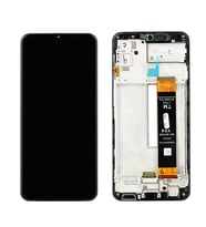Samsung Galaxy M23 sm-M236 Çıtalı SRV Lcd Dokunmatik Ekran (Siyah)