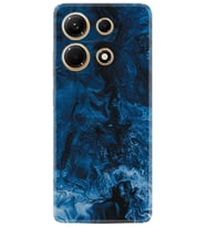 Infınix Note 30 Kılıf Silikon Desen Özel Seri Blue Zigzag 1687