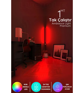 Şerit LED Led Işık Uzaktan Kumandalı Yapışkanlı ,renk Animasyon Lered