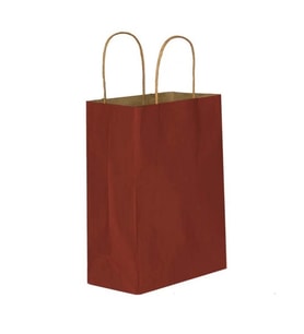 BORDO KAĞIT HEDİYE VE ALIŞVERİŞ ÇANTASI (25X12X31) 25 ADET