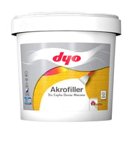 Akrofiller Dış Cephe Macunu 4,5 Kg Beyaz