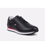 Growish GD0138 Hakiki Deri Günlük Kullanım Darbe Emici Hafif Taban Spesifik Siyah Renk Casual Spor Klasik Sneaker Ayakkabı