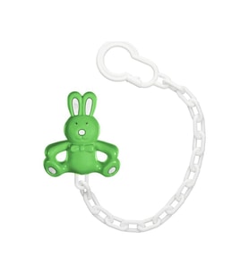 Wee Baby Hayvan Figürlü Emzik Askısı Yeşil Tavşan / 903