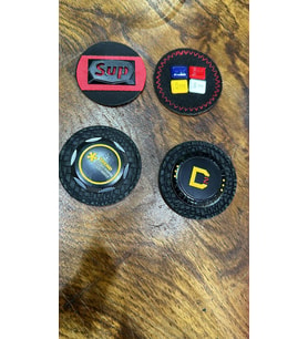4 ADET ÇELİK ARMA SETİ ÇANTA GİYİM AKSESUARI ÇAP 5 CM
