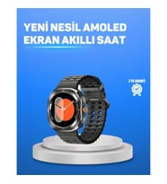 Mey İthalat® Değiştirilebilir Kordonlu Akıllı Saat IPS Ekran ve Bildirim Desteği