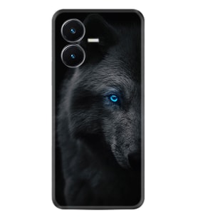 Vivo Y22S Kılıf Resimli Desenli Silikon Platinium Series Dark Wolfs 1834