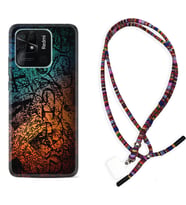 Xiaomi Redmi Note 7 8 9 Pro 10 2022 10 Pro 10S Kılıf Boyun Asklı Rasta Silikon İşaretler Tuval 1716