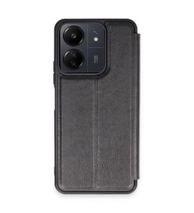 Xiaomi Redmi 13c Kılıf Flip Cover - Siyah