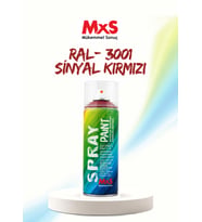 MxS RAL 3001 Sinyal Kırmızı Akrilik Sprey Boya 400 ML