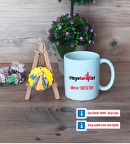 Fizyoterapist Kupa Bardak Beyaz ve Fotoğraflı Ahşap Anahtarlık Hediye Fizyoterapistler Günü Hediyesi (Model 1)