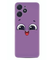 Xiaomi Poco M6 Pro 5G Kılıf Silikon Desen Özel Seri Purple Sweety 1717