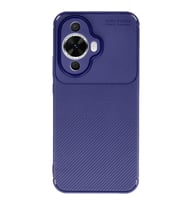 Huawei Nova 12S Kılıf Auto Focus Karbon Kapak - Lacivert